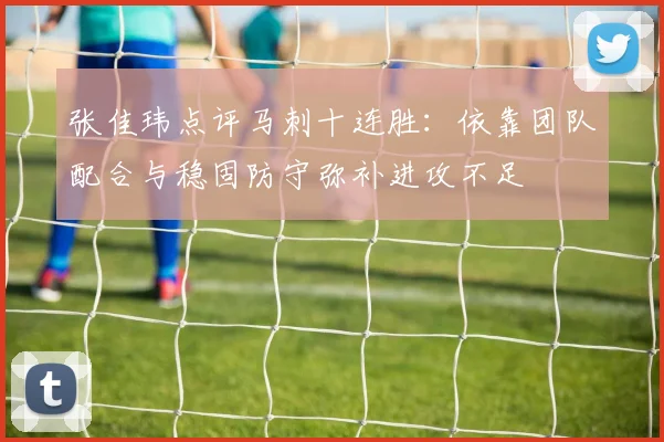 张佳玮点评马刺十连胜：依靠团队配合与稳固防守弥补进攻不足